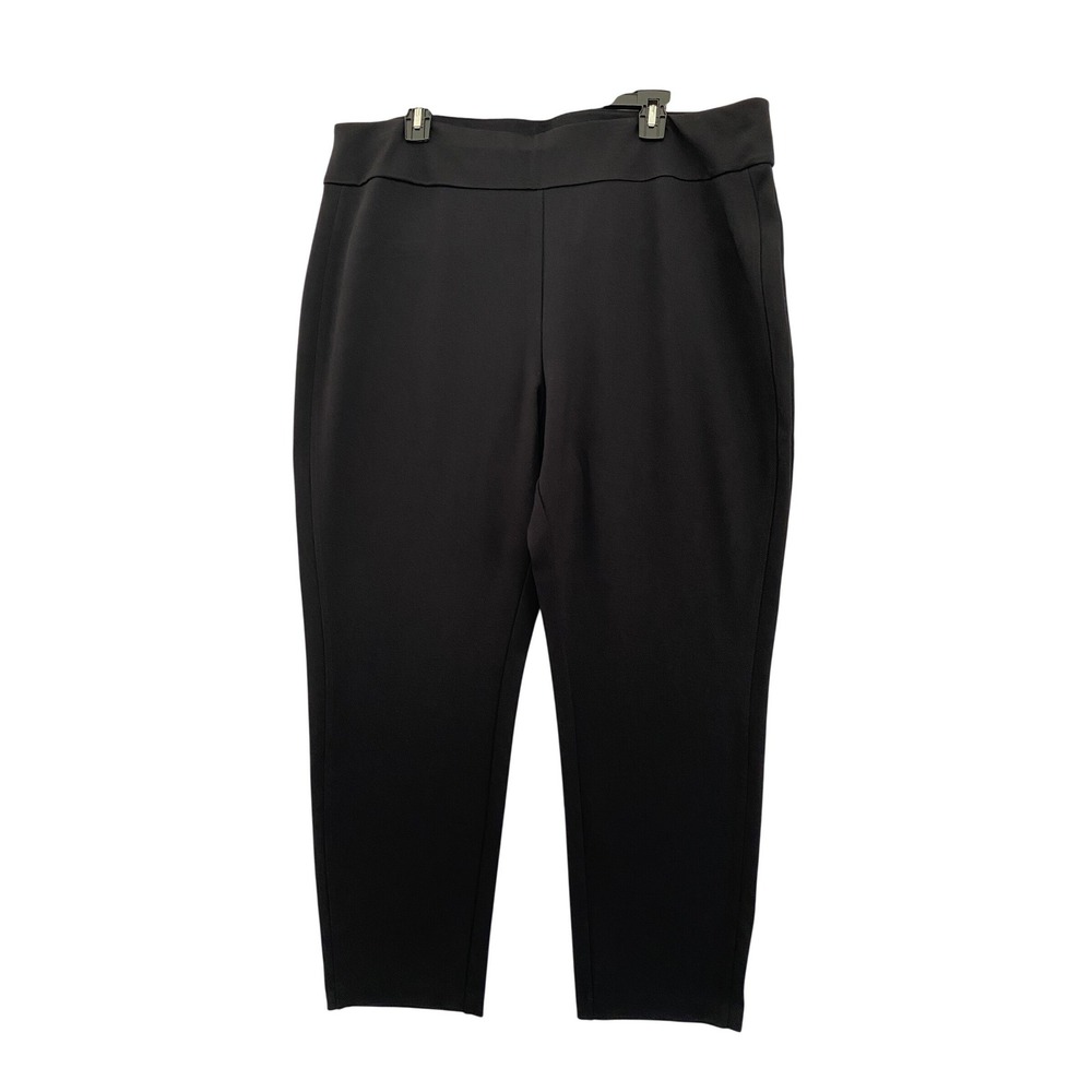 Express Dress Pants Womens XXL Black Ponte Knit High Rise Pull‎ On Skinny Leg